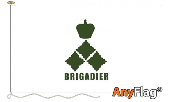 Brigadier White Custom Printed AnyFlag®