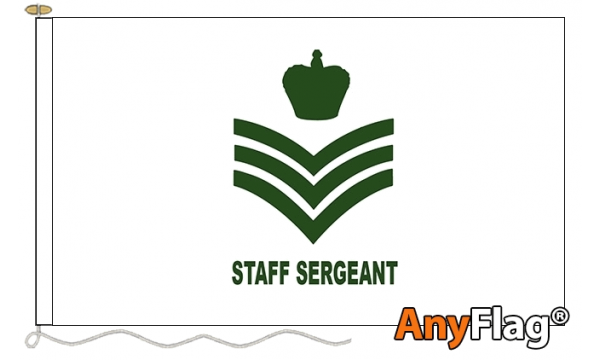 Staff Sergeant Custom Printed AnyFlag®