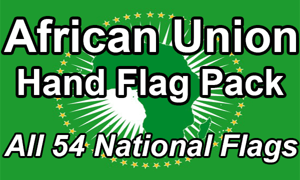 African Union - Hand Waving Flag Pack