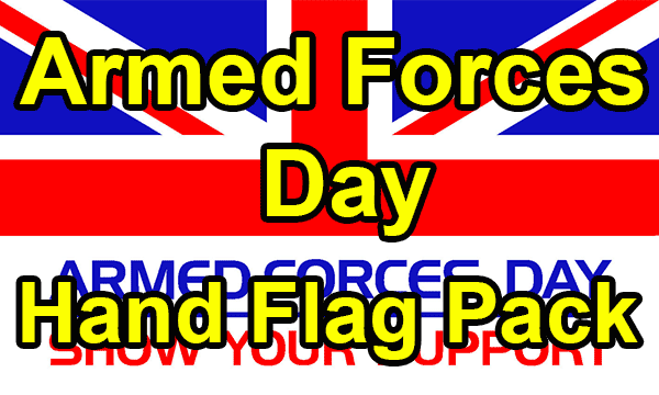 Armed Forces Day - Hand Waving Flag Pack