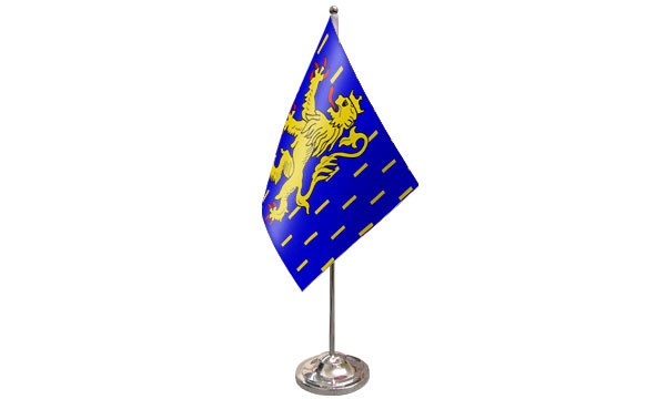 Franche-Comte Satin Table Flag