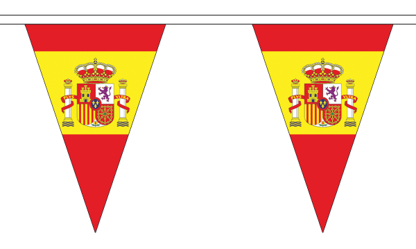 Spain Crest Triangle Bunting