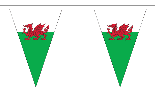 Wales Triangle Bunting